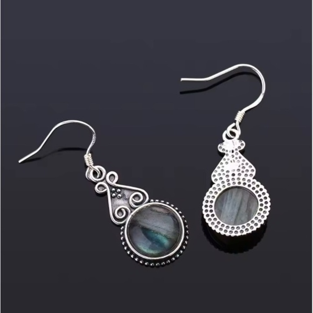 New Sterling an Labradorite Earrings
